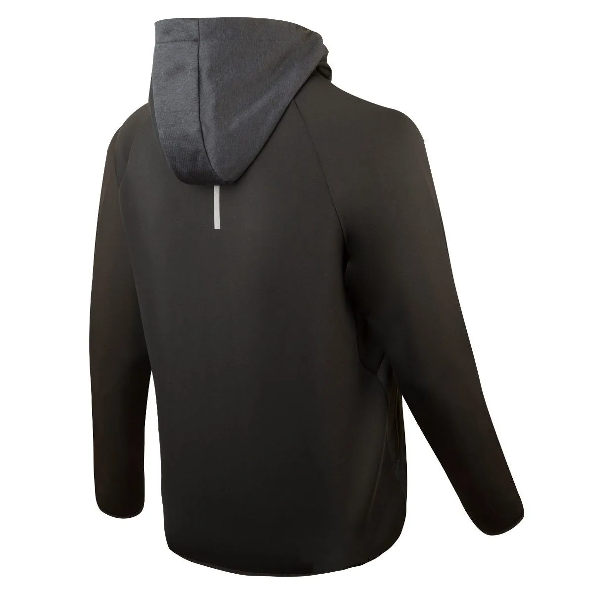 Poleron Running Hombre New Balance Full Zip Negro