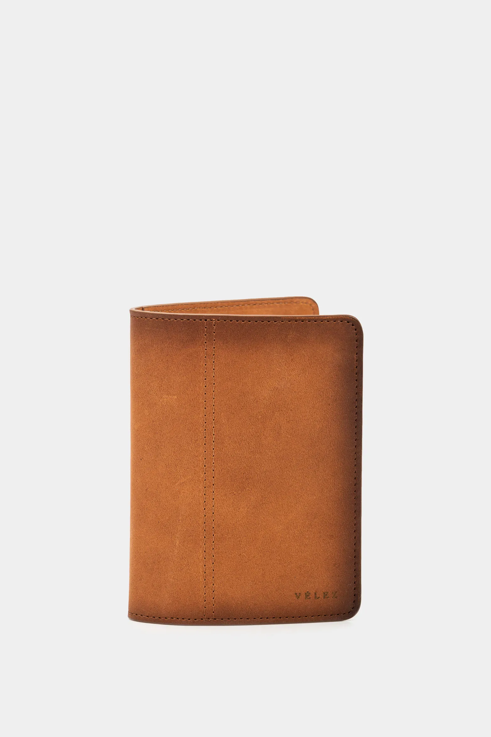 Porta pasaporte travel 2.0 de cuero para hombre efecto envejecido Miel