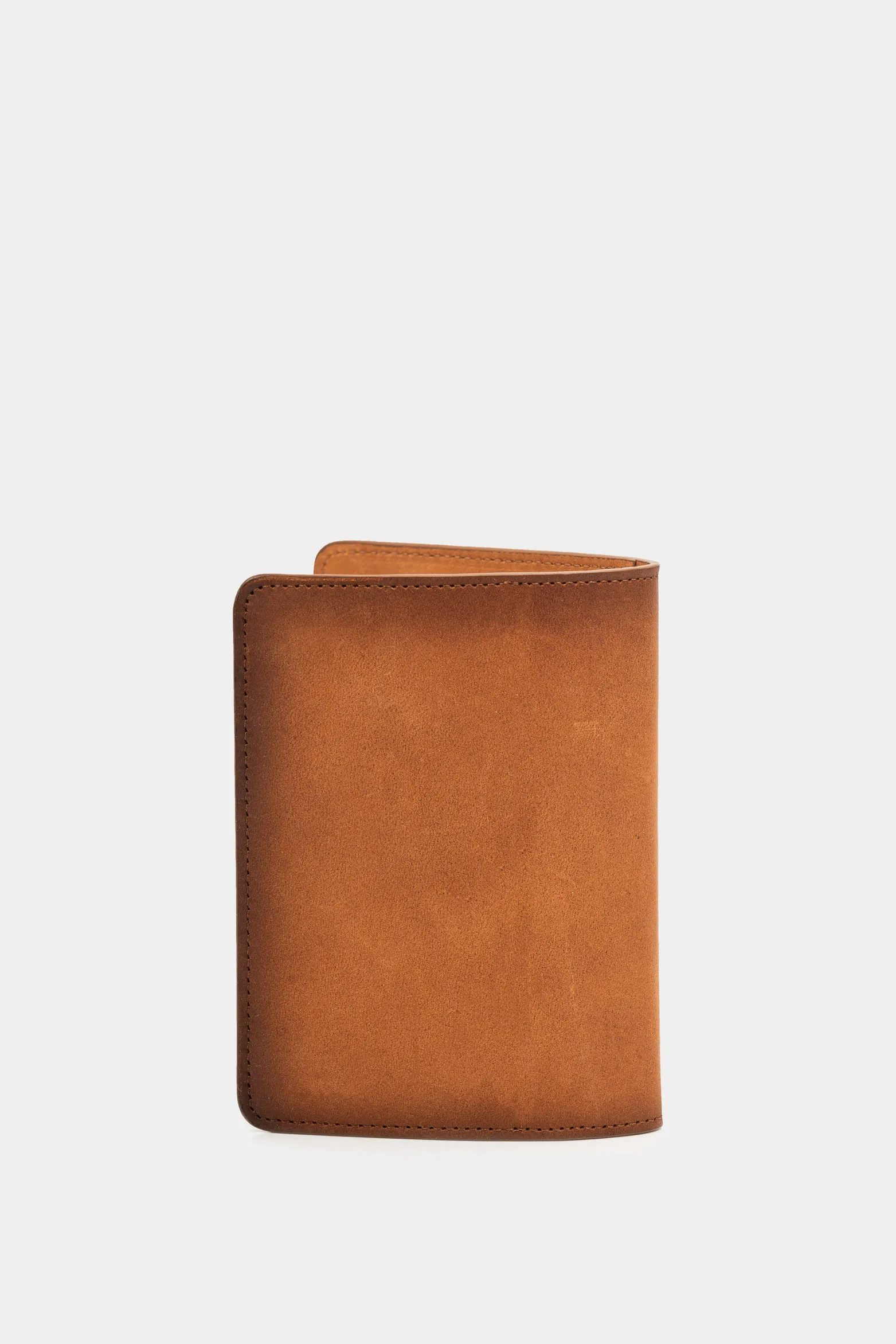 Porta pasaporte travel 2.0 de cuero para hombre efecto envejecido Miel