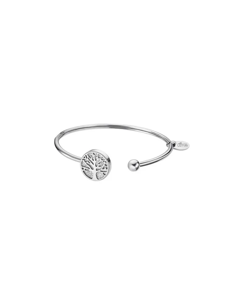 Pulsera Lotus Style Mujer Rígida Árbol de la vida LS2225