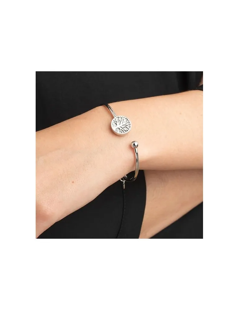 Pulsera Lotus Style Mujer Rígida Árbol de la vida LS2225