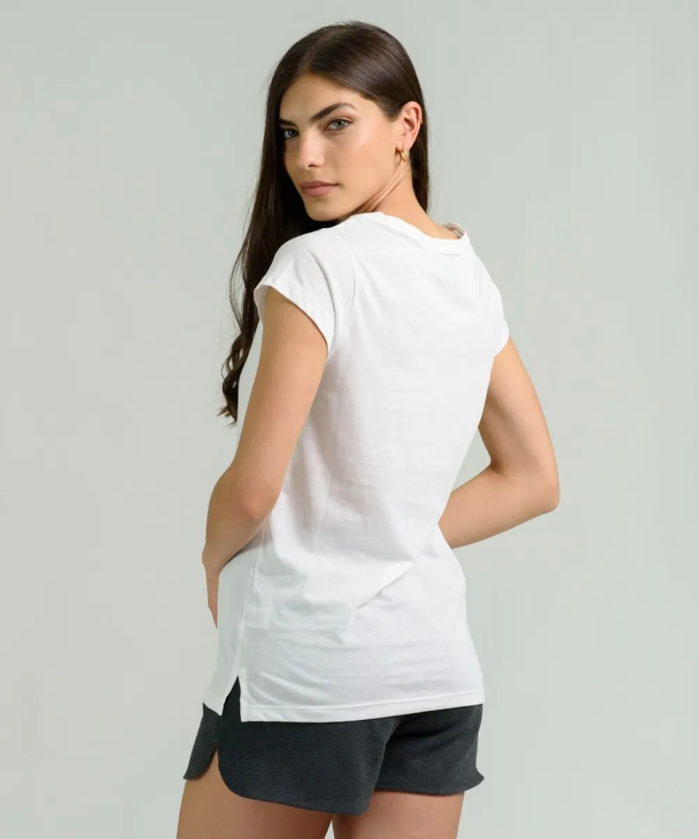 Remera  Joni Embroidery Organic Cotton