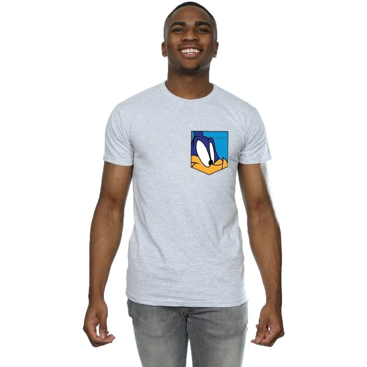 Road Runner Face Faux Pocket
