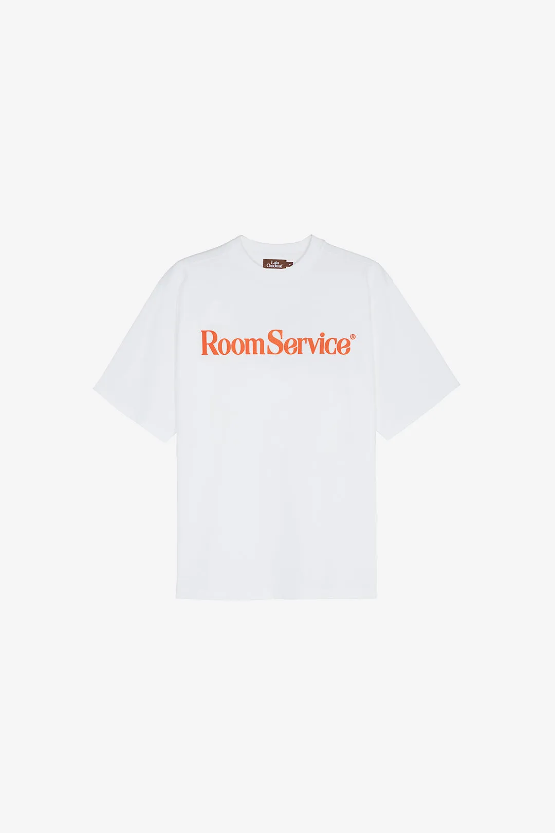 Room Service White Tee