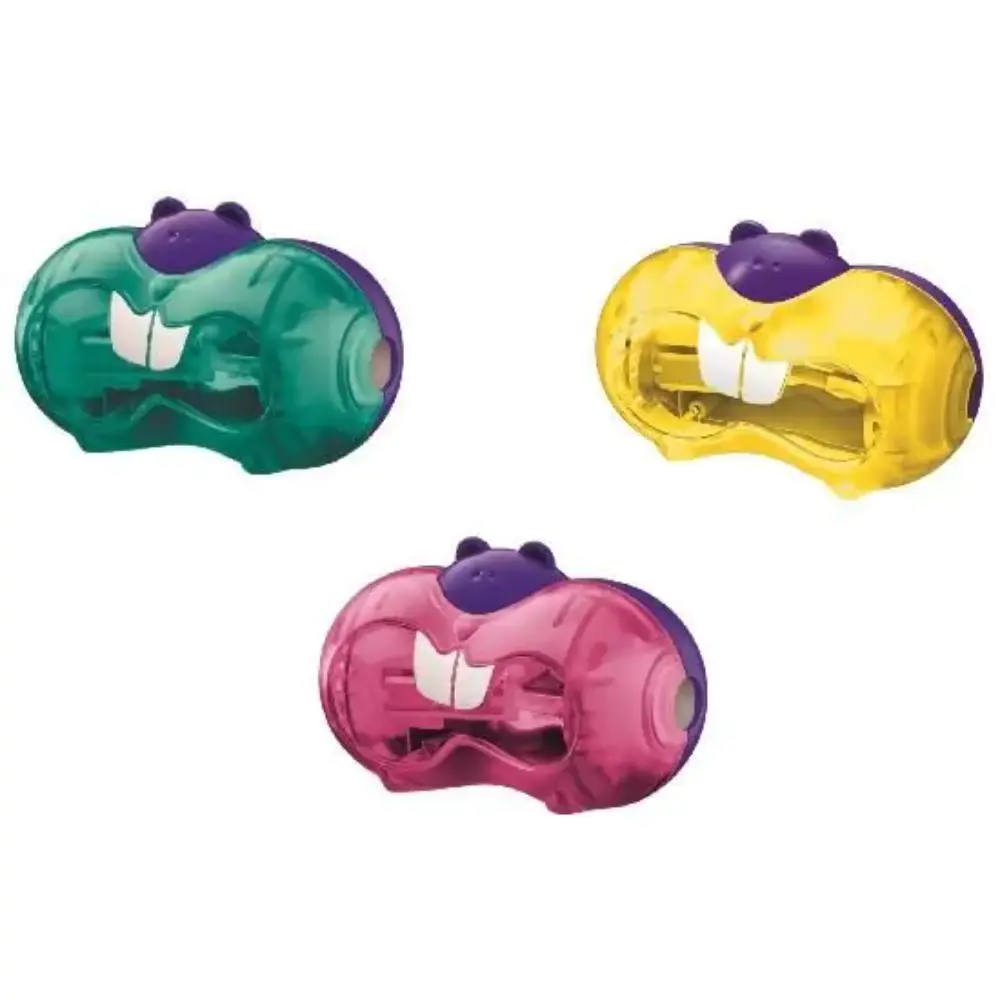 Sacapuntas con depósito croc croc twist 2 huecos