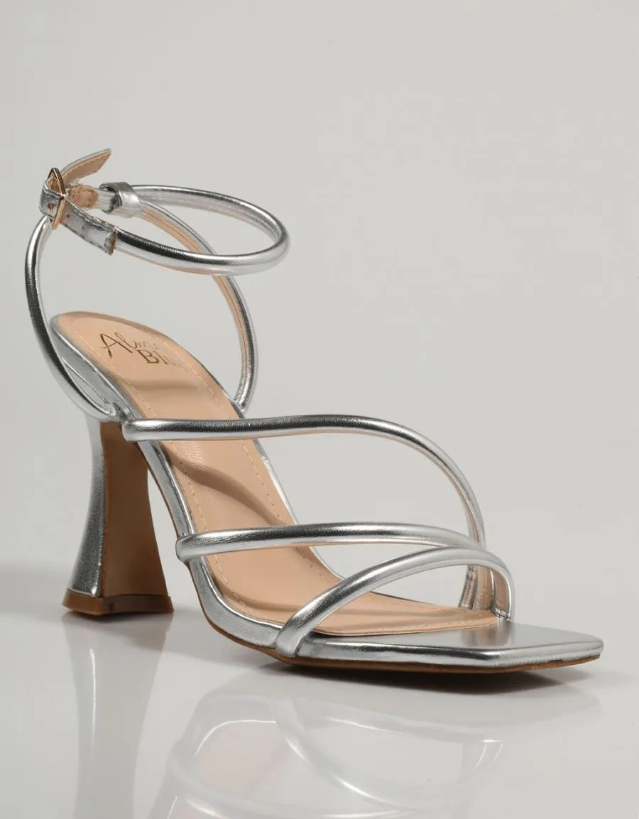  sandales ALMA BLUE Bl 1054 en Argent 82525