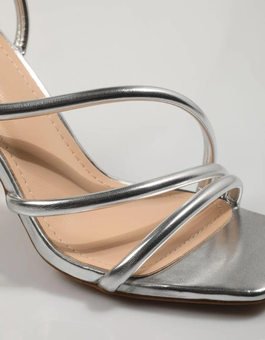  sandales ALMA BLUE Bl 1054 en Argent 82525