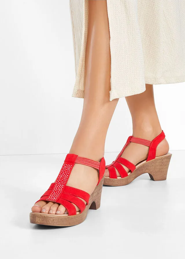 Sandalia pala Rojo
