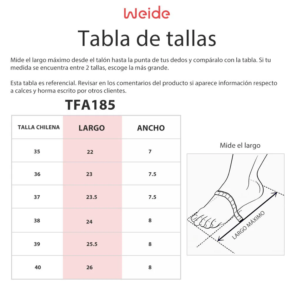 Sandalia Plataforma Durazno Fiesta Tfa185 Weide