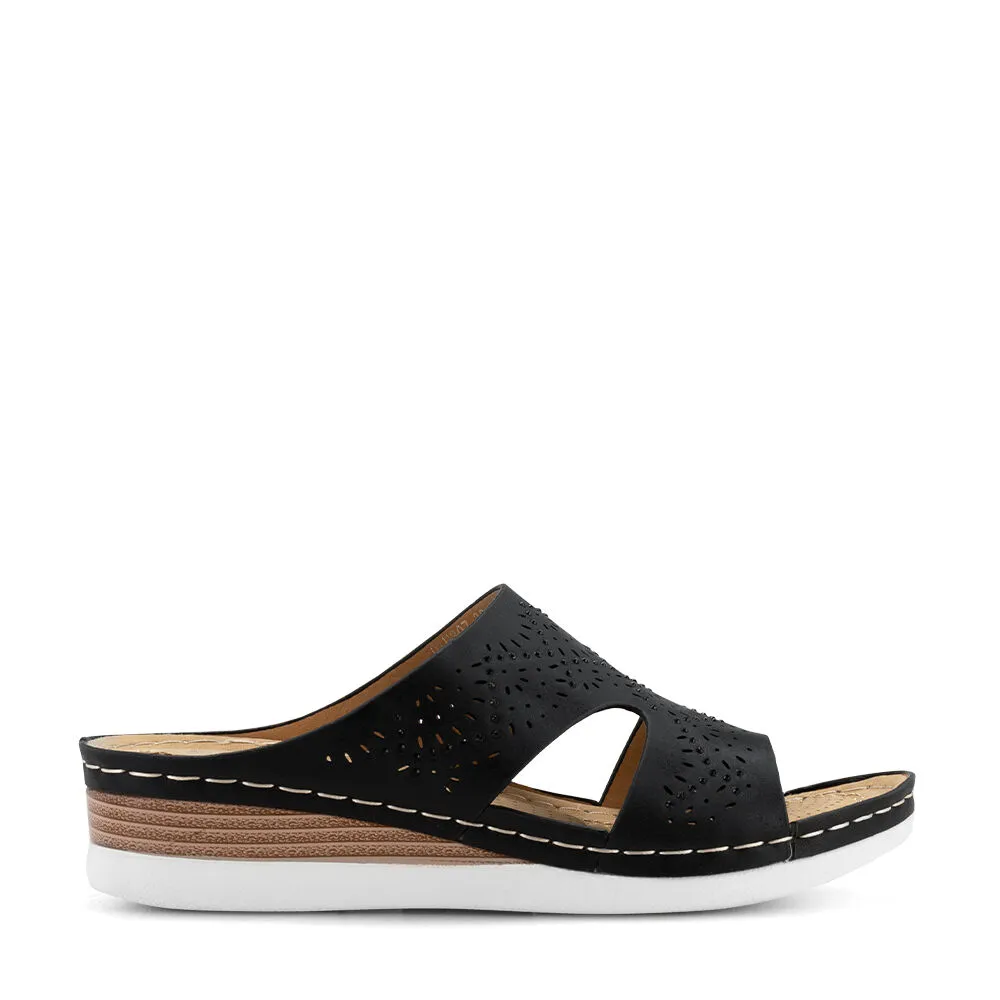 Sandalia Plataforma Negro Casual Qiu307 Weide