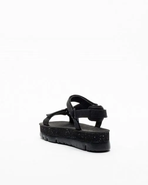 Sandalias de plataforma Camper Oruga UP Negro