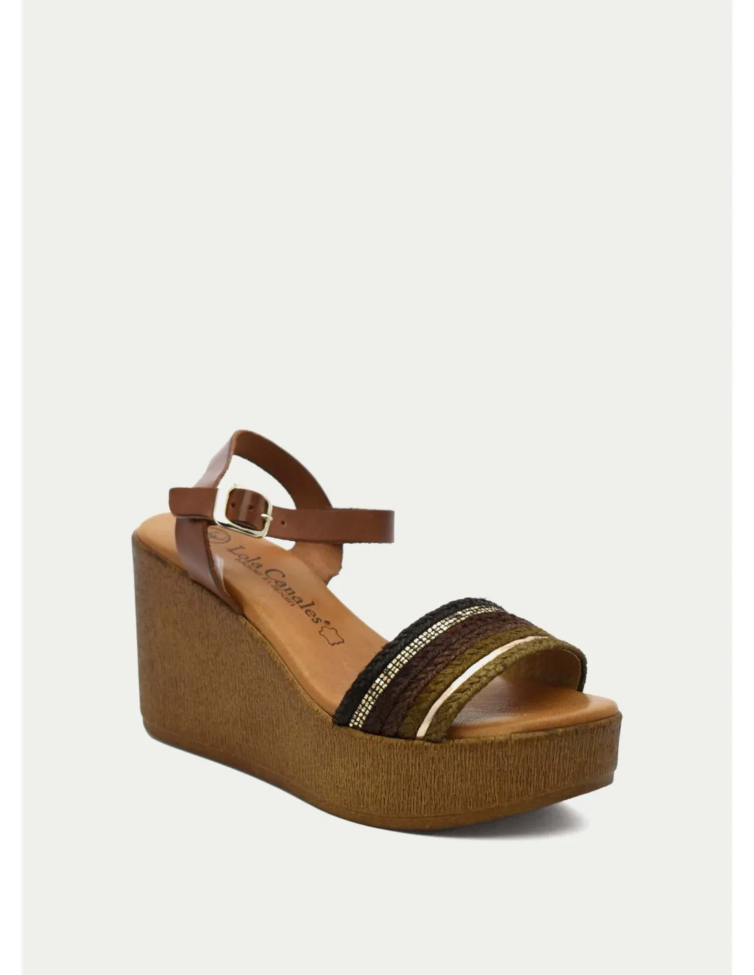 SANDALIAS LOLA CANALES 18650 CUERO 