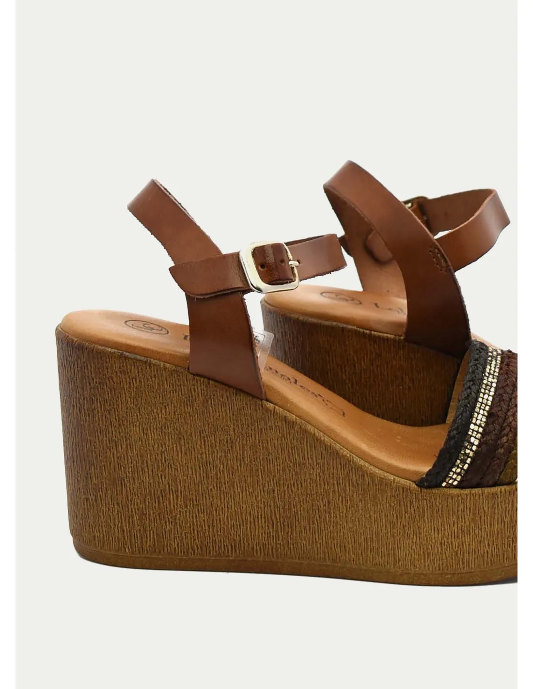 SANDALIAS LOLA CANALES 18650 CUERO 
