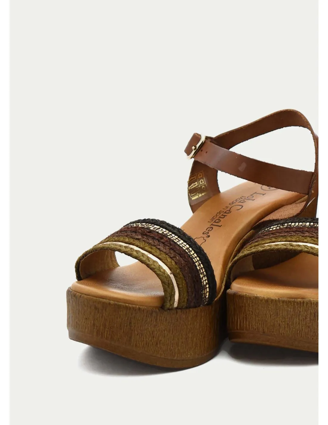 SANDALIAS LOLA CANALES 18650 CUERO 