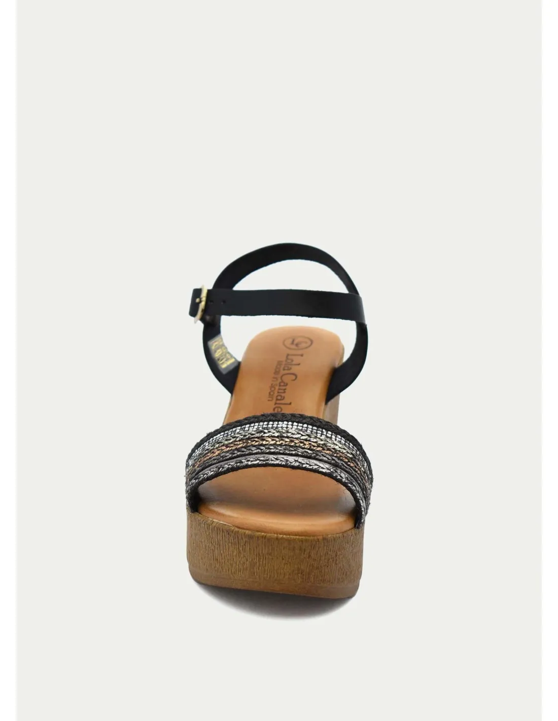 SANDALIAS LOLA CANALES 18650 NEGRO 