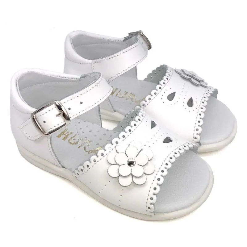 Sandalias niña de piel primeros pasos