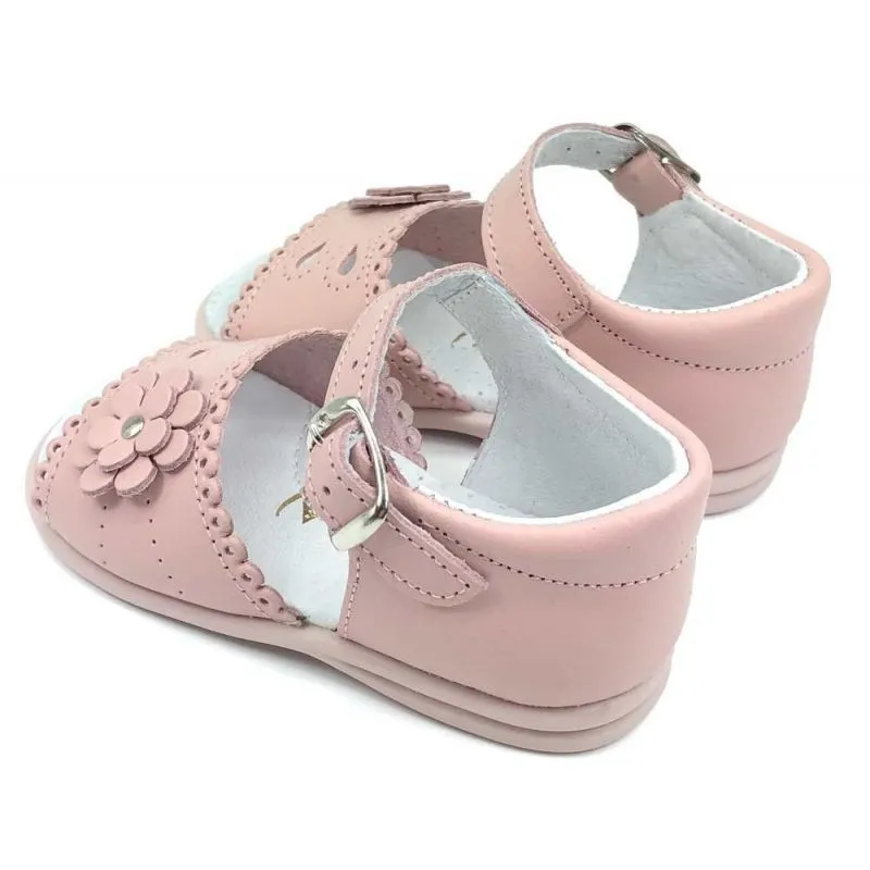 Sandalias niña de piel primeros pasos
