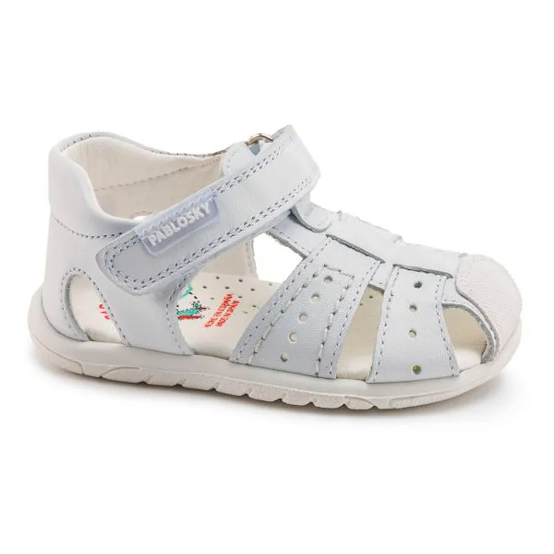 Sandalias pablosky niño blancas