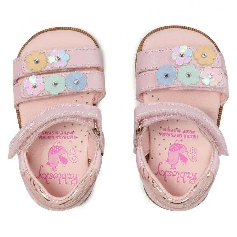 Sandalias rosas pablosky niña