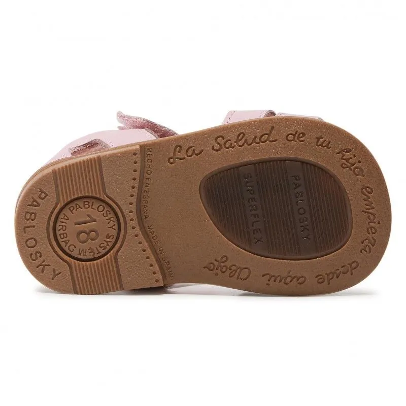 Sandalias rosas pablosky niña