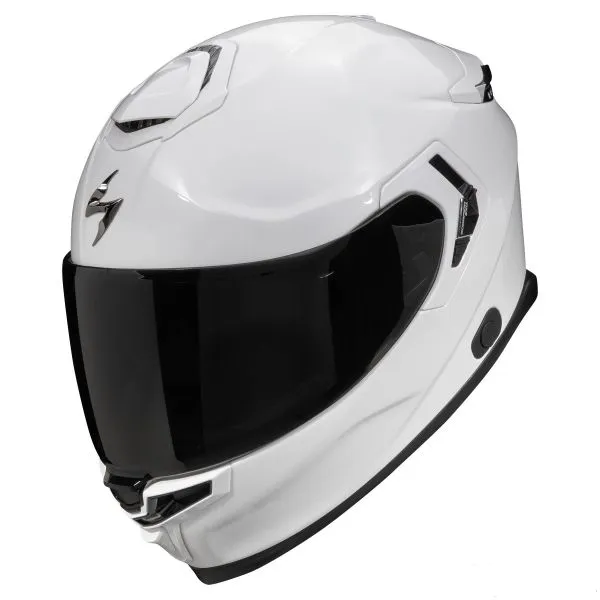 Scorpion Exo GT SP Air Solid White Pearl + Kit Bluetooth Lokui K30 