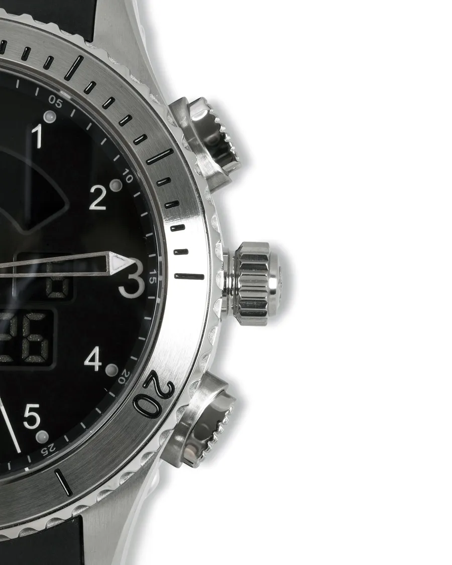 Sjöö Sandström UTC Skydiver 44,2mm Black and Black Rubber