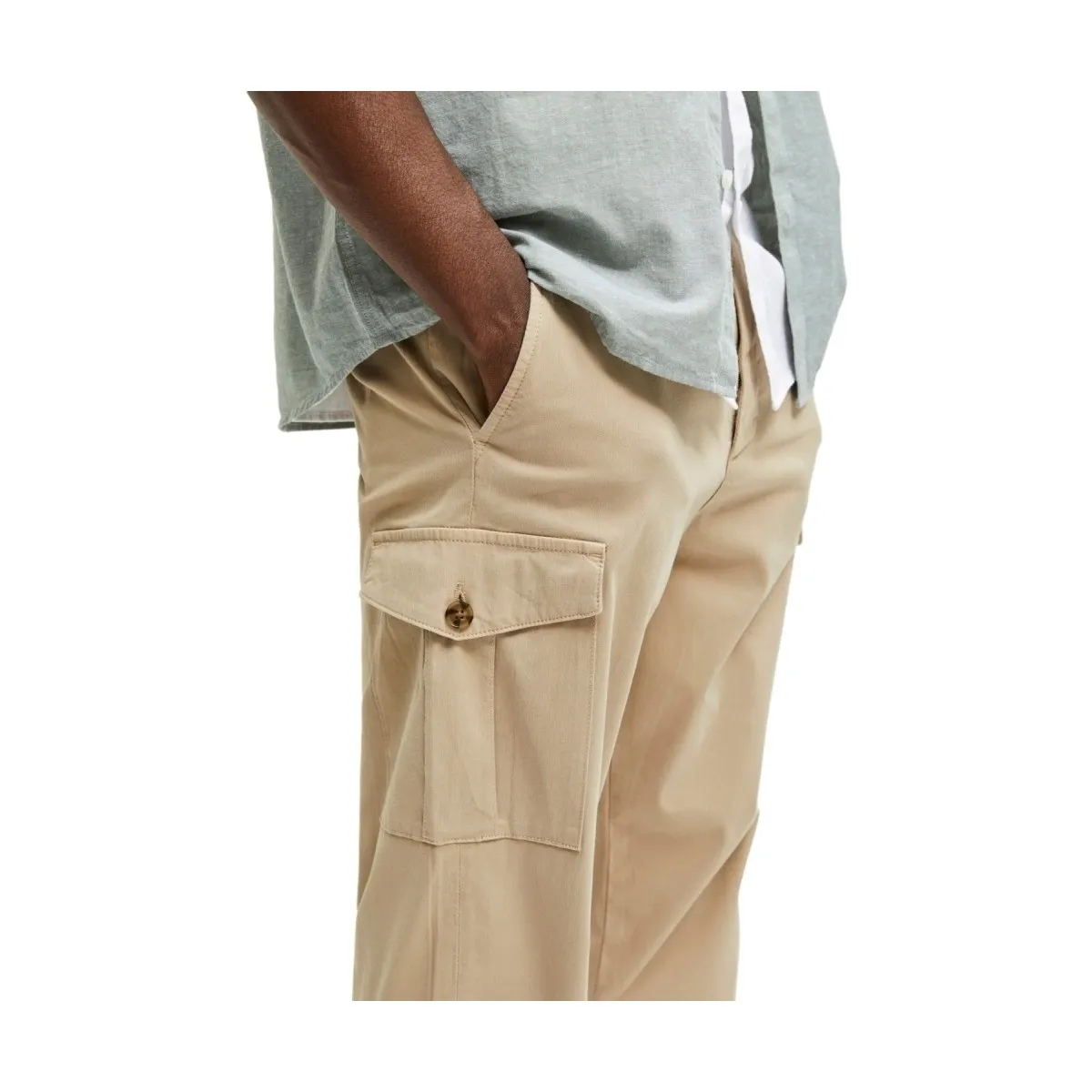 SLIM TAPERED WICK 172 CARGO PANTS  CHINCHILLA