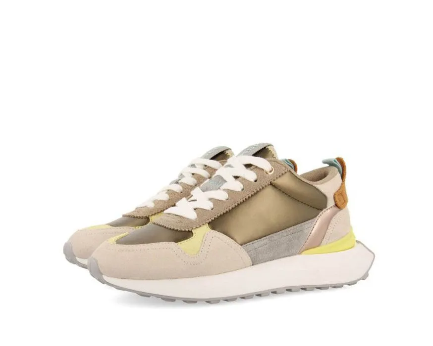 Sneakers Gioseppo Retro doradas con detalles Selkirk