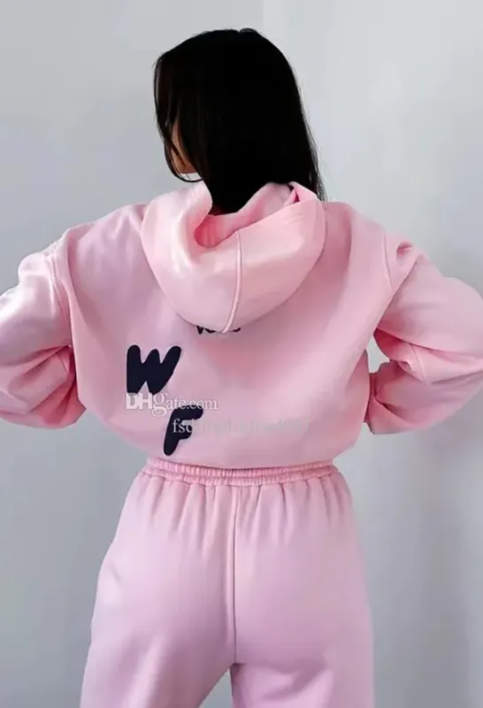 SOBRE DE PISTAS MUJERES CONEDIADA MUJERES 2 piezas Conjunto de sudadera con sudadera con capucha de manga de manga larga deporti