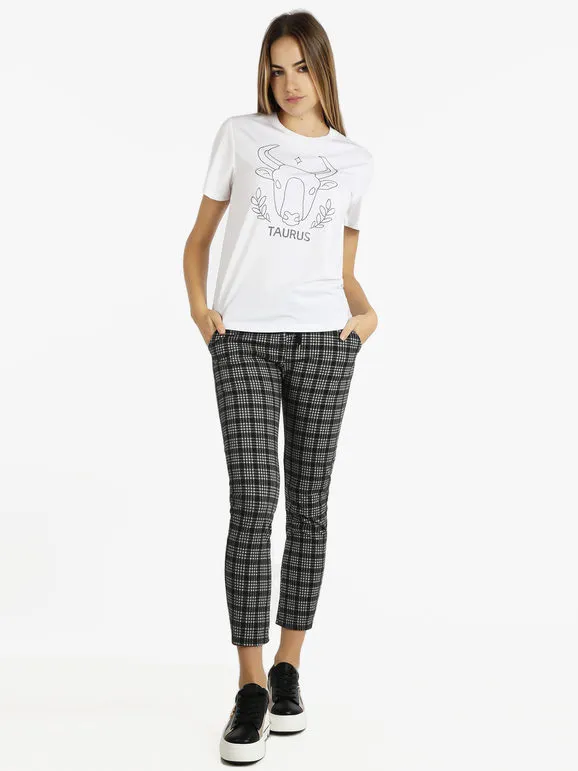 Solada Camiseta de manga corta mujer signo del zodiaco Tauro