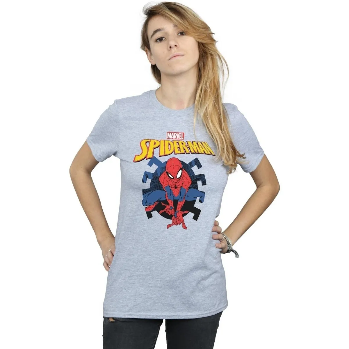 SPIDERMAN WEB SHOOTING EMBLEM LOGO