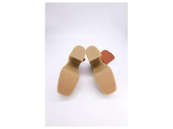 Stella Mc Cartney Stella McCartney Praline Skyla Tobillo con plataforma gruesa en poliuretano marrón Castaño 