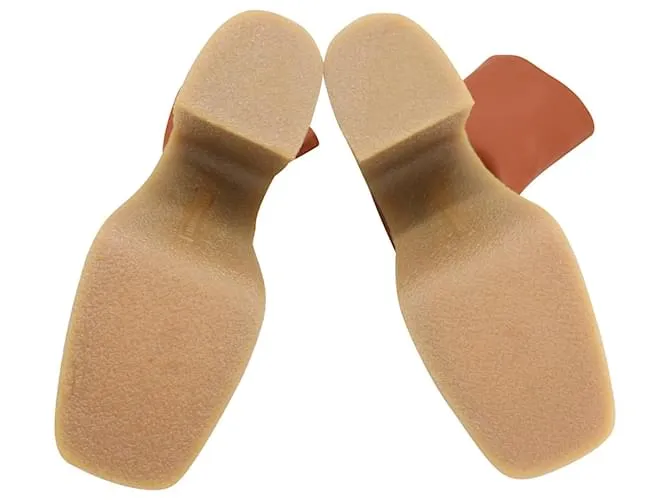Stella Mc Cartney Stella McCartney Praline Skyla Tobillo con plataforma gruesa en poliuretano marrón Castaño 