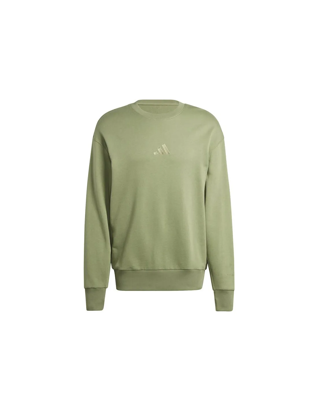 Sudadera adidas All Szn French Terry Crew Hombre Verde
