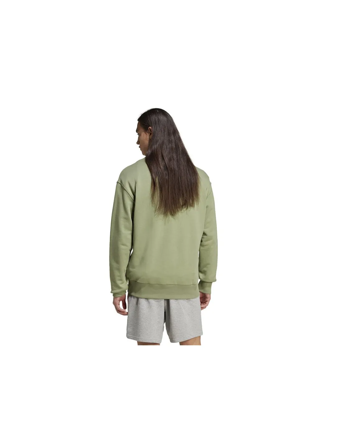 Sudadera adidas All Szn French Terry Crew Hombre Verde