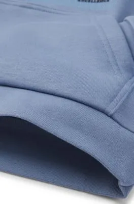 Sudadera con capucha para niños en forro polar de algodón con logo