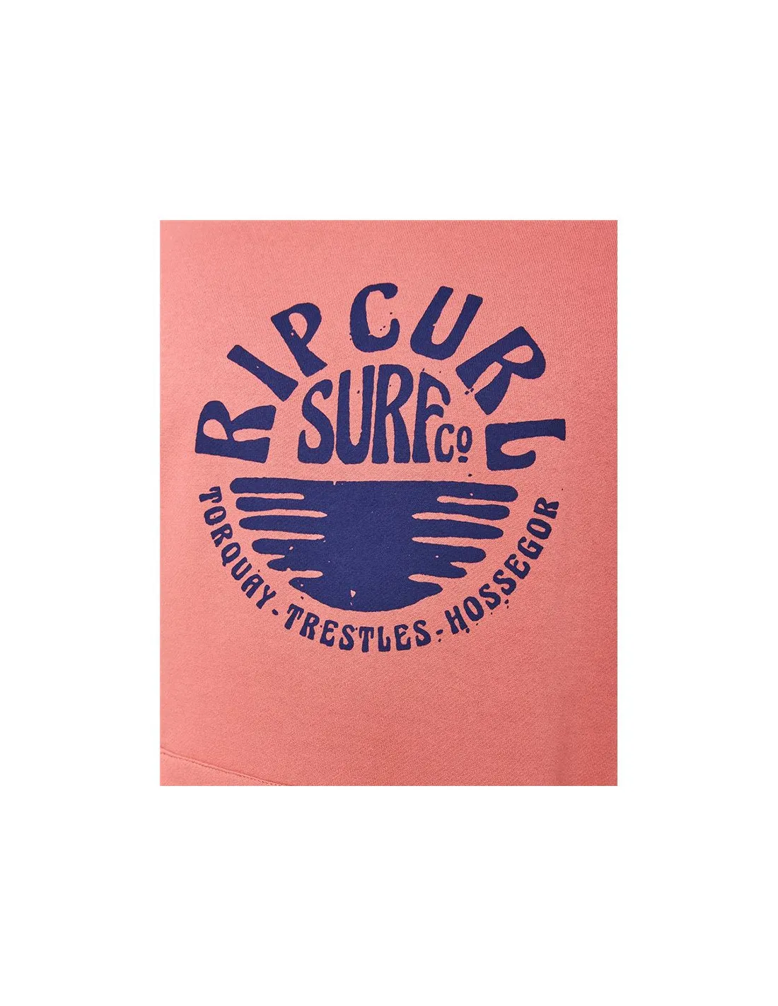 Sudadera con capucha Rip Curl Down The Line Pop Over M Light wine
