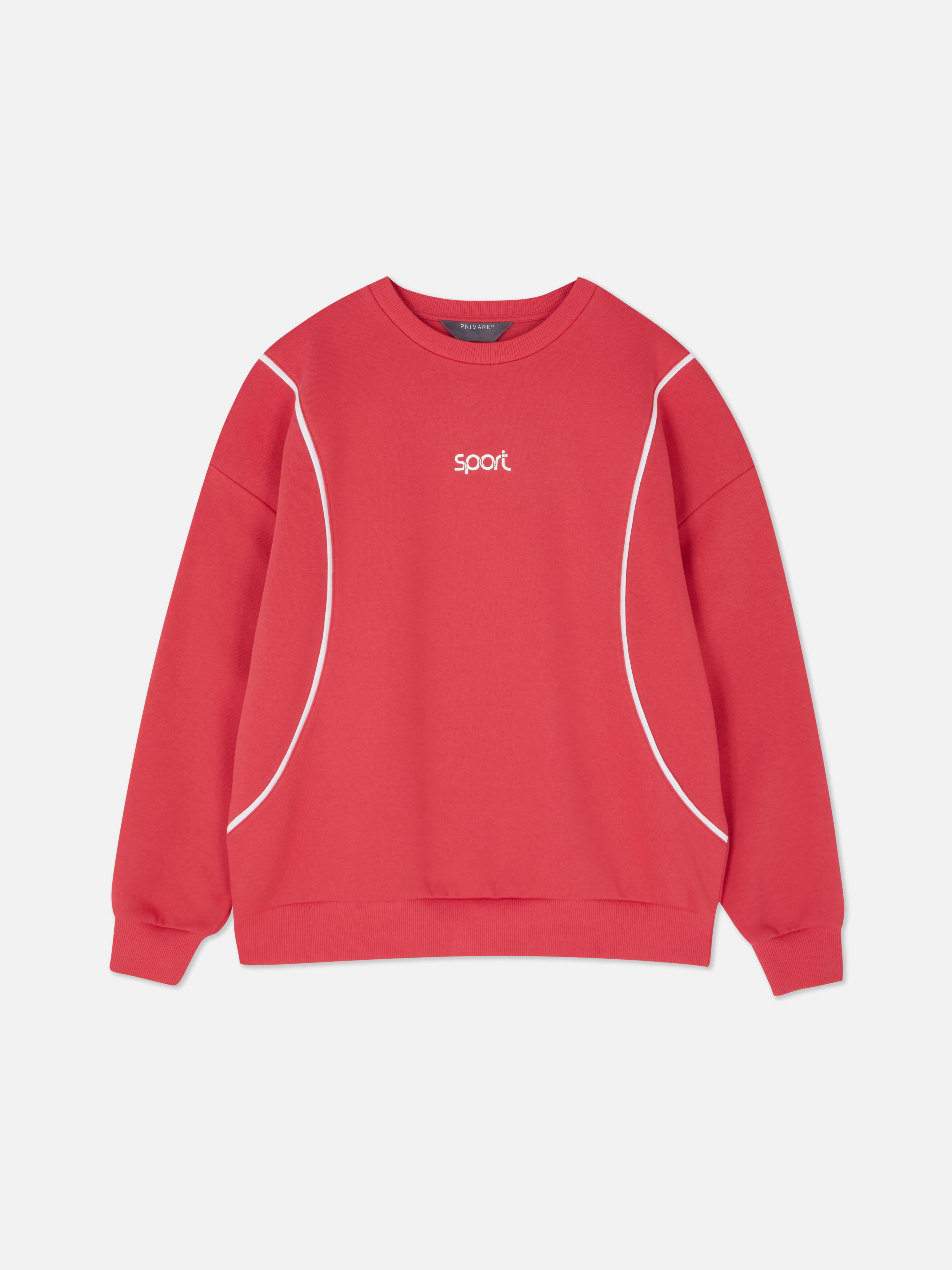 Sudadera con detalle de costuras