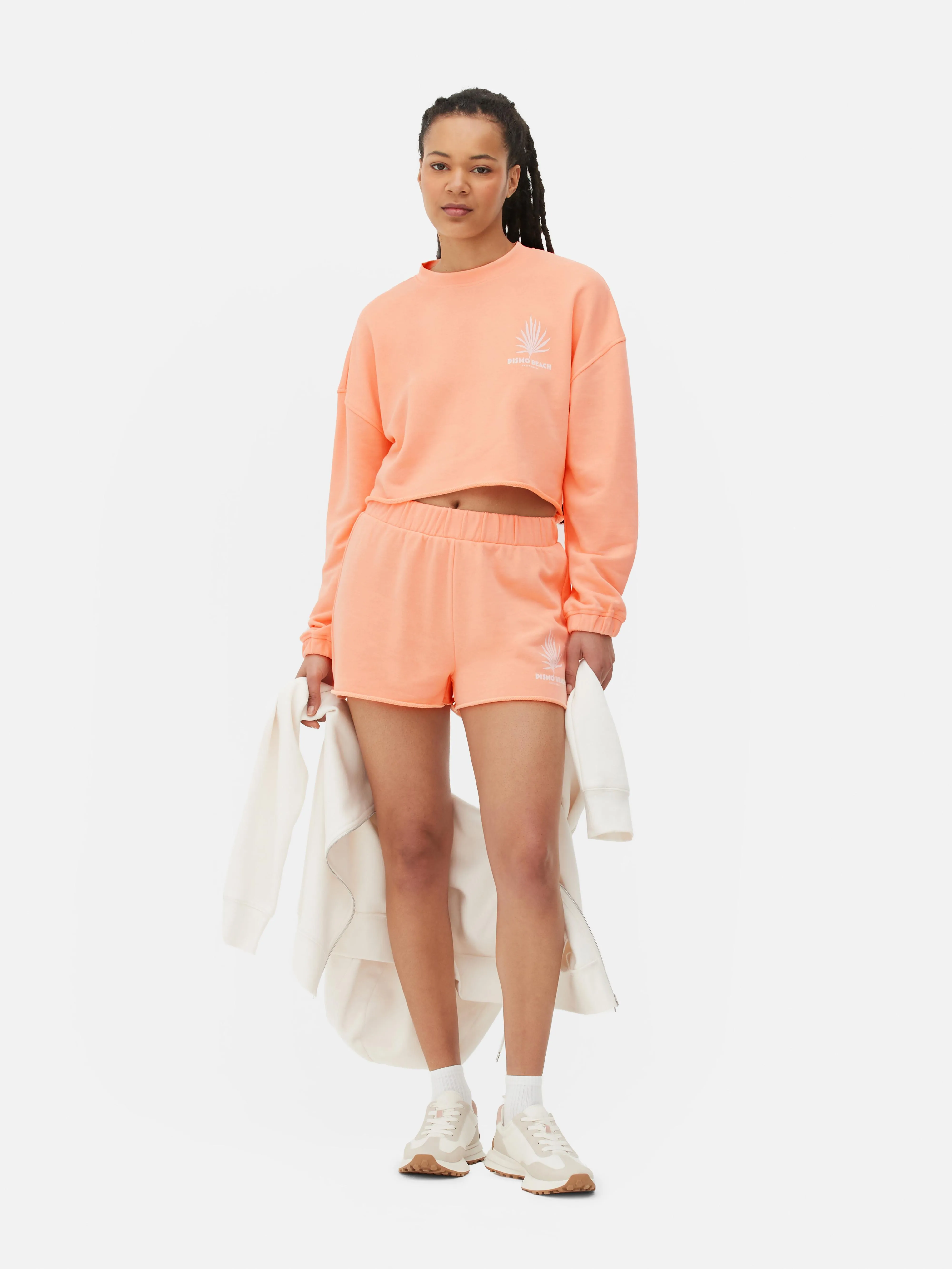 Sudadera corta a juego «Pismo Beach»