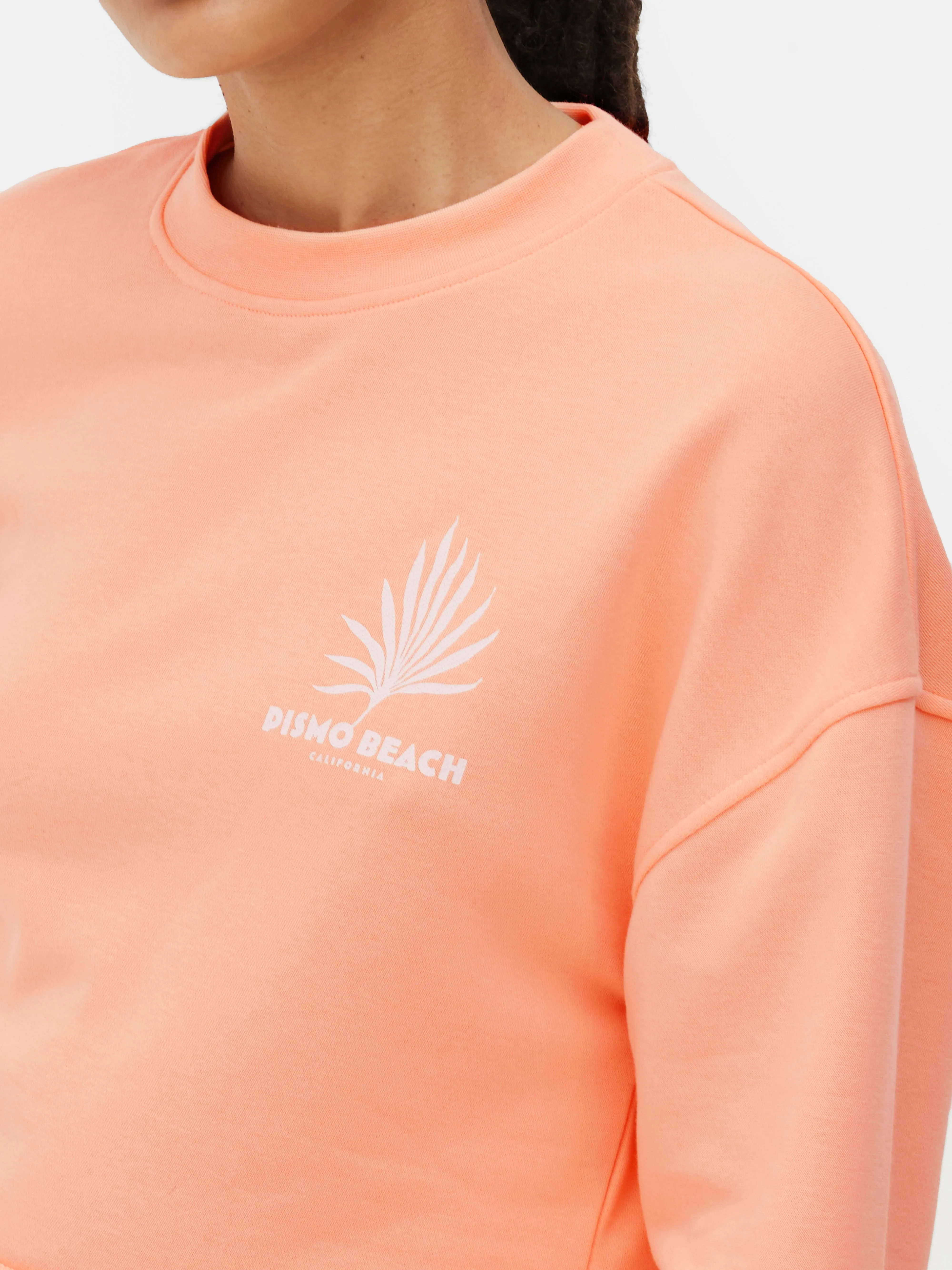 Sudadera corta a juego «Pismo Beach»