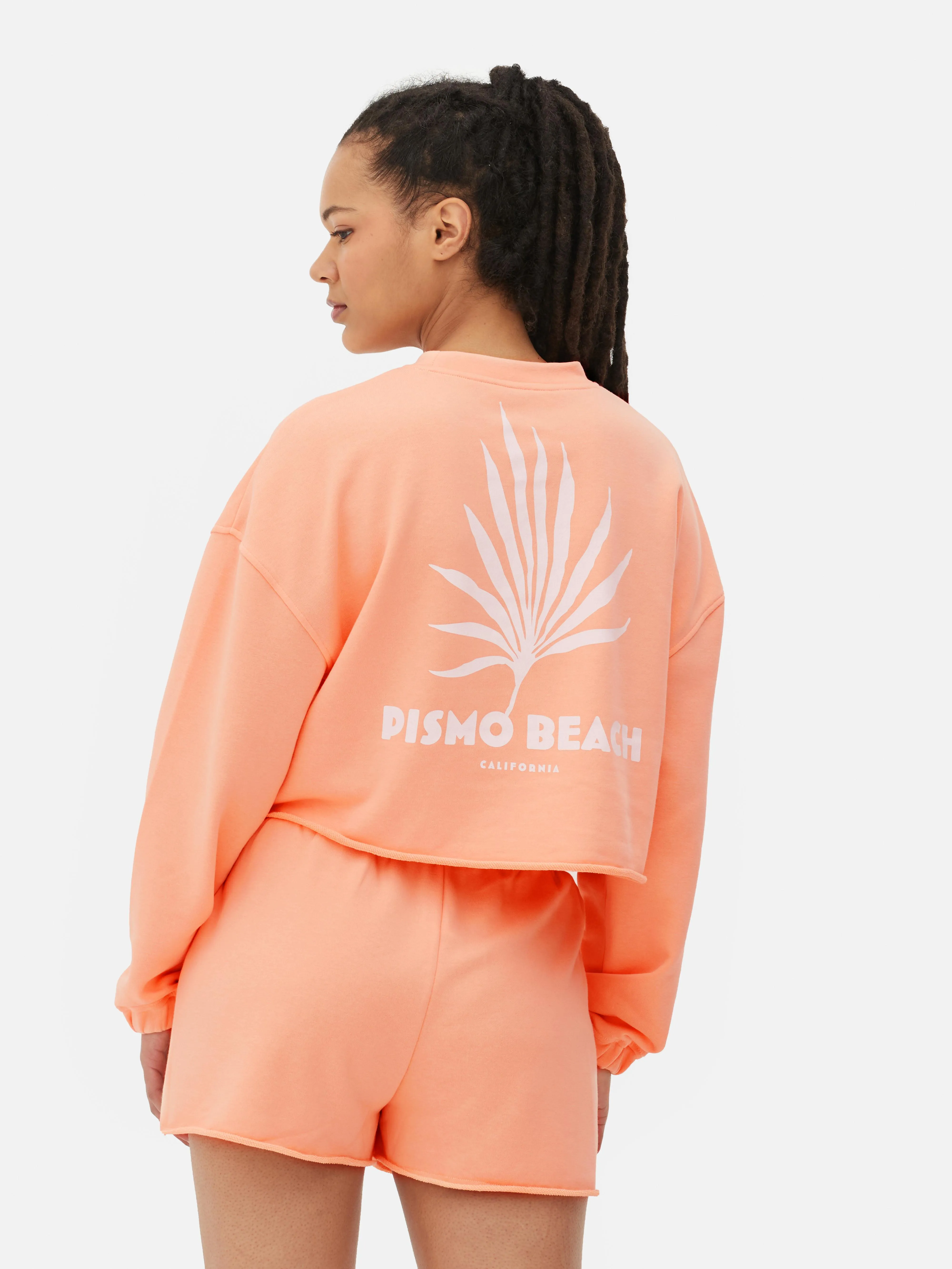 Sudadera corta a juego «Pismo Beach»