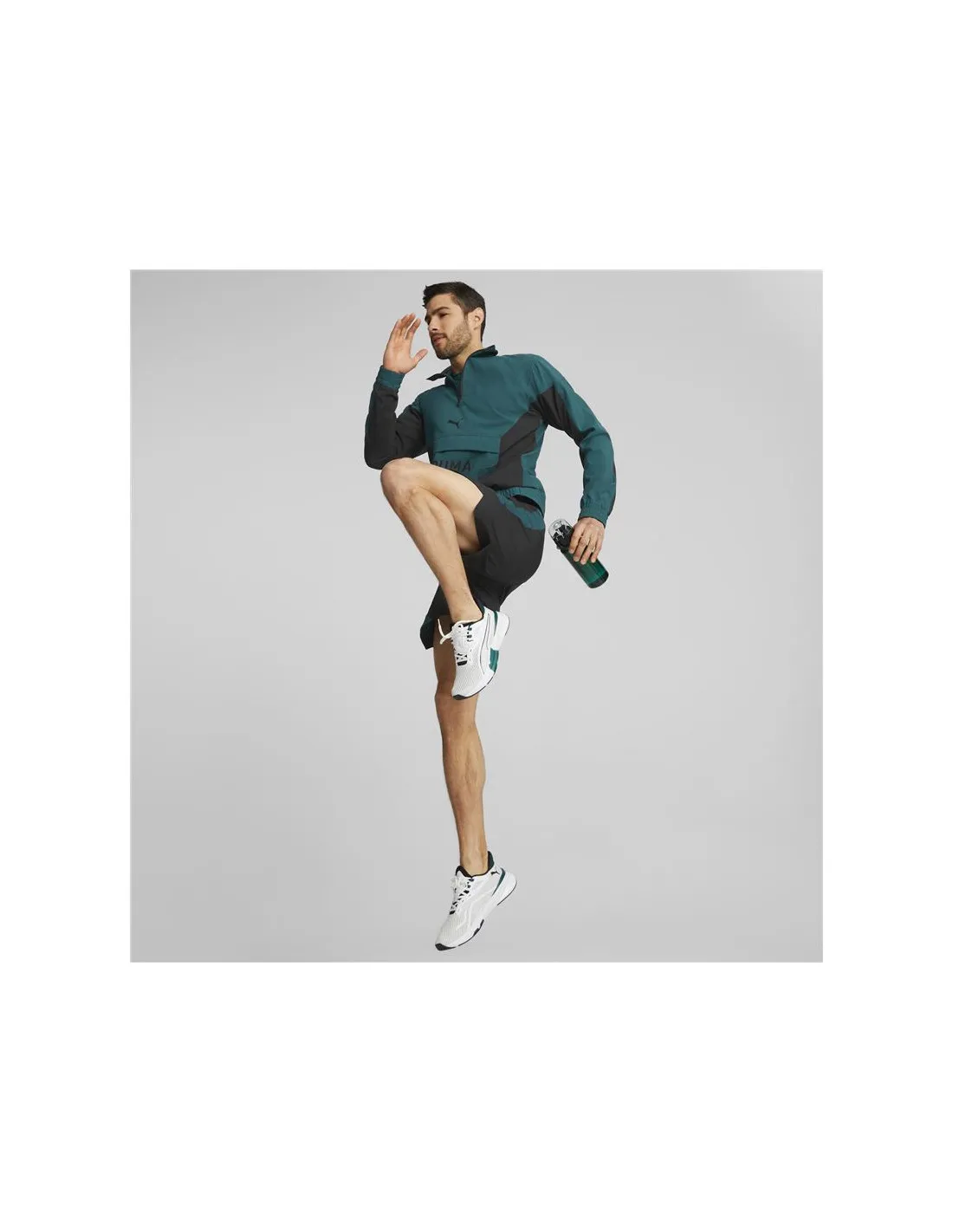 Sudadera de fitness Puma Fit Woven training Hombre Green