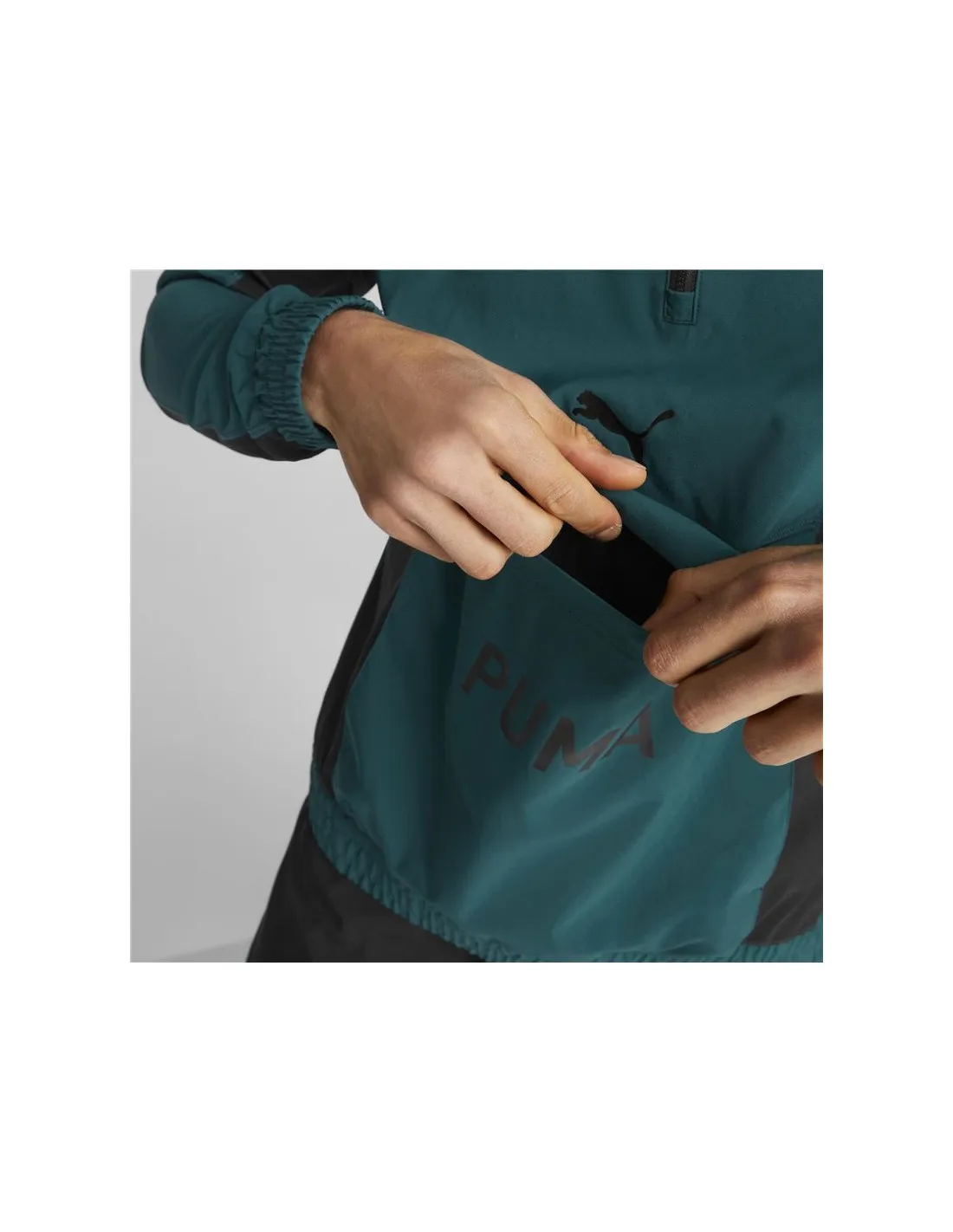 Sudadera de fitness Puma Fit Woven training Hombre Green