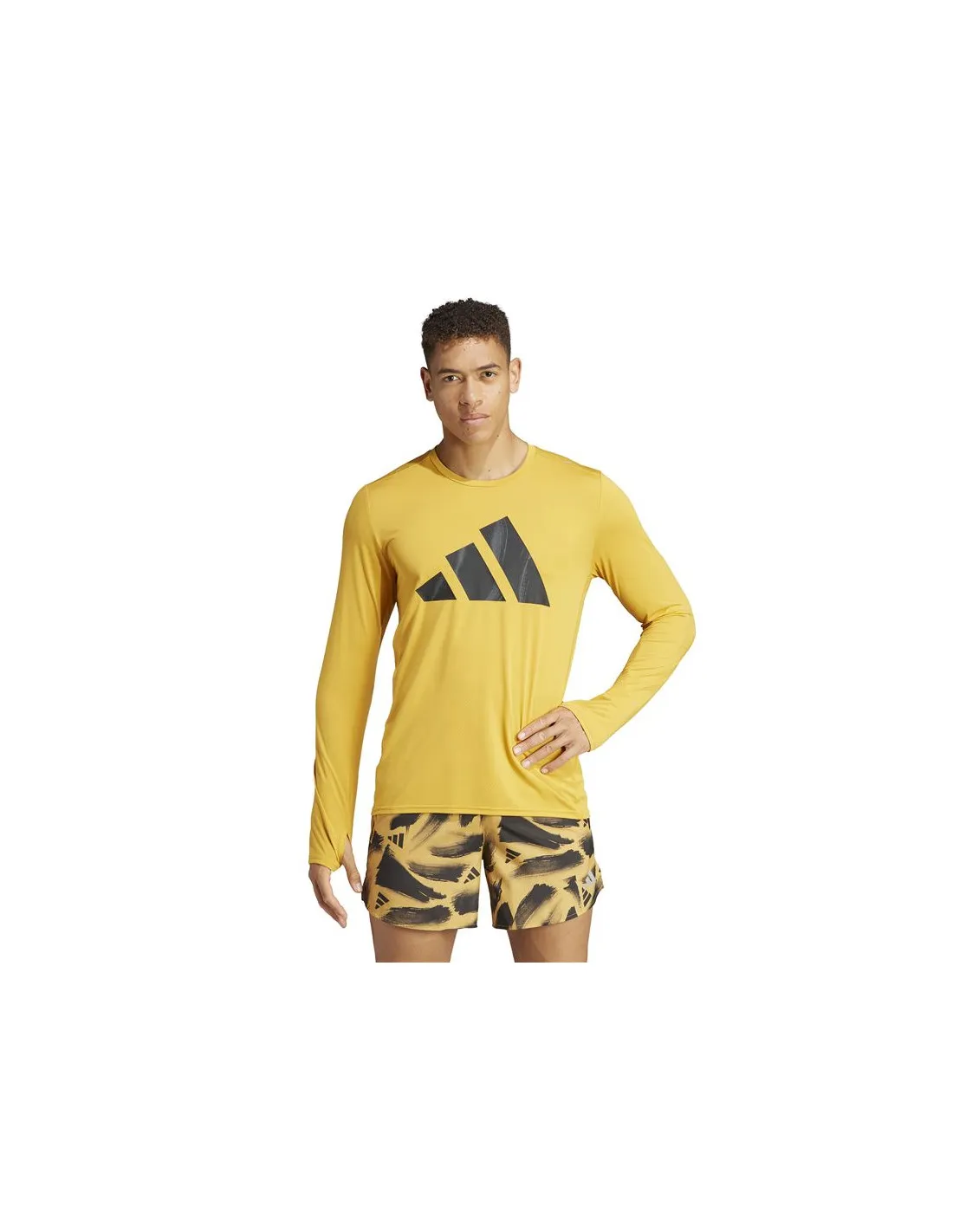 Sudadera de Running adidas Run It Bos Ls Hombre