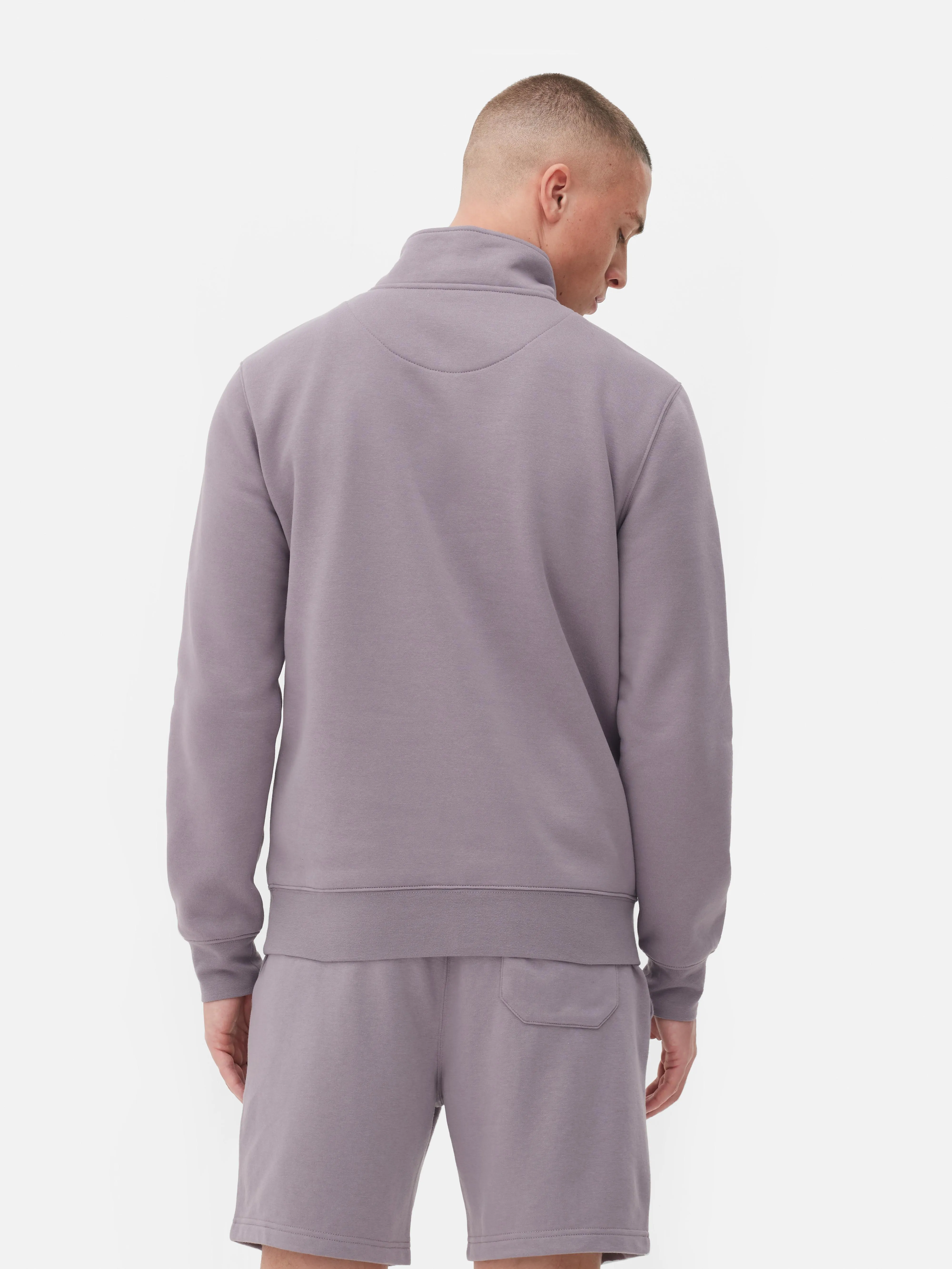 Sudadera Essential con media cremallera