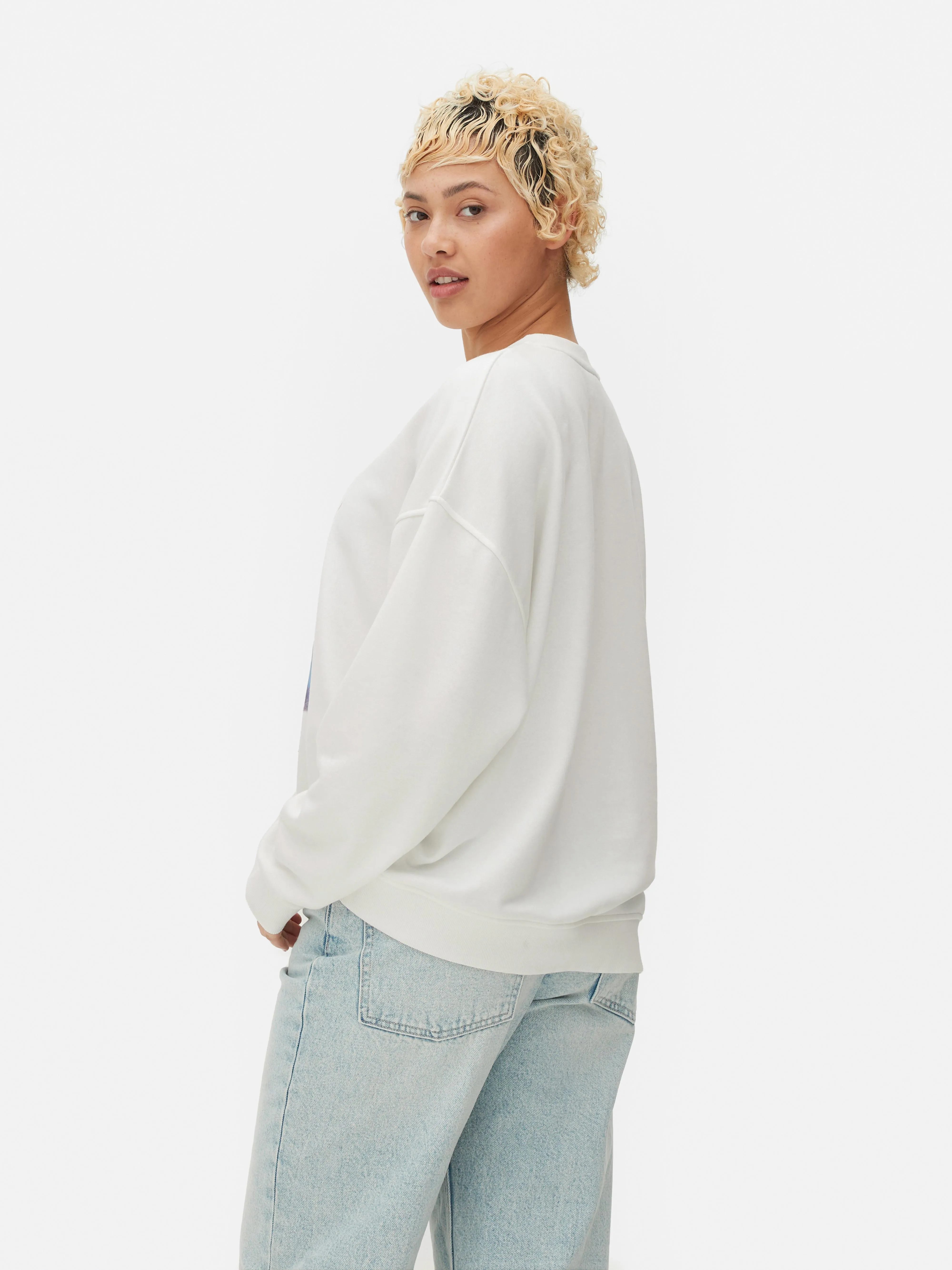 Sudadera extragrande con gráfico de Frida Kahlo