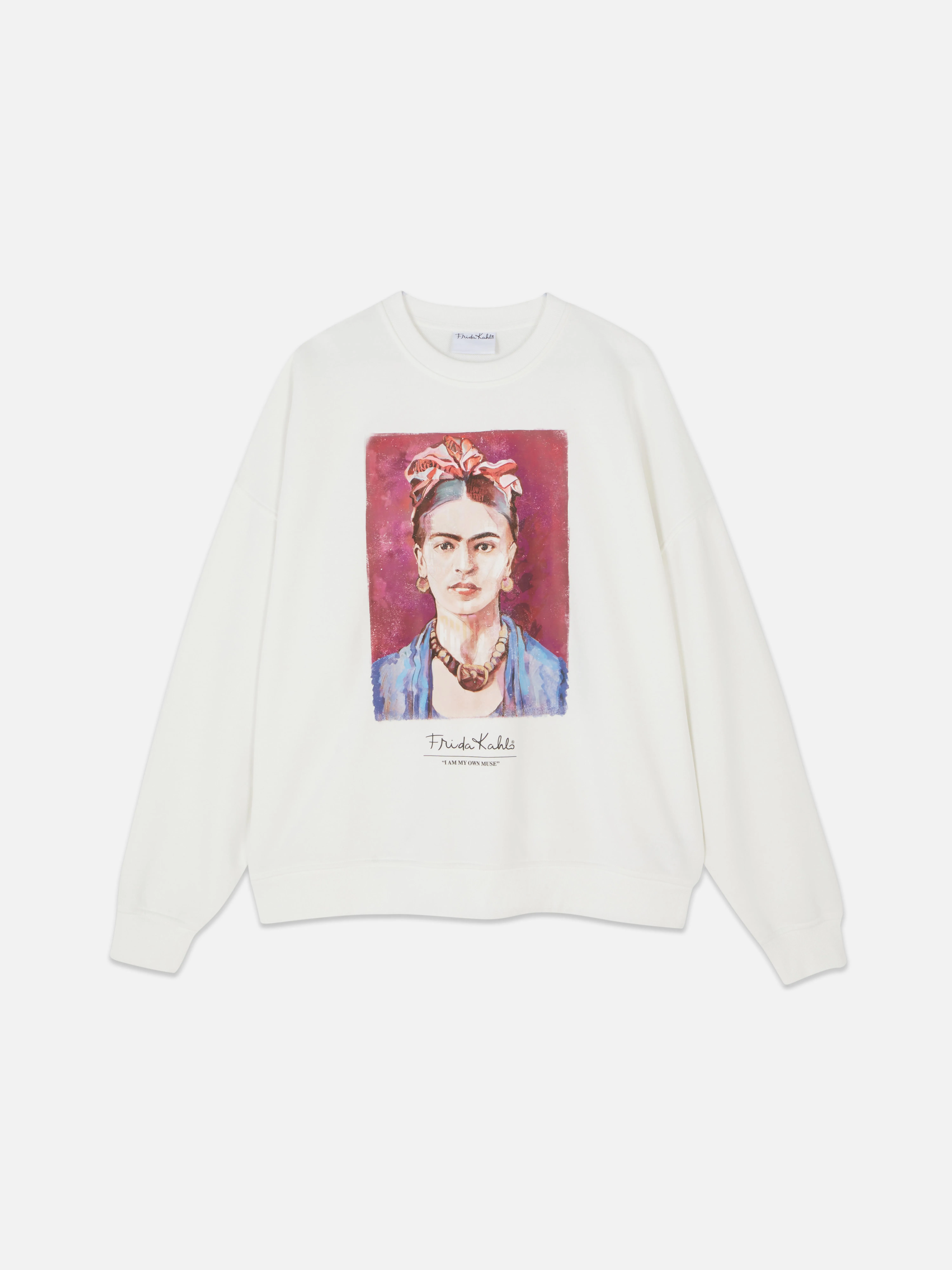 Sudadera extragrande con gráfico de Frida Kahlo