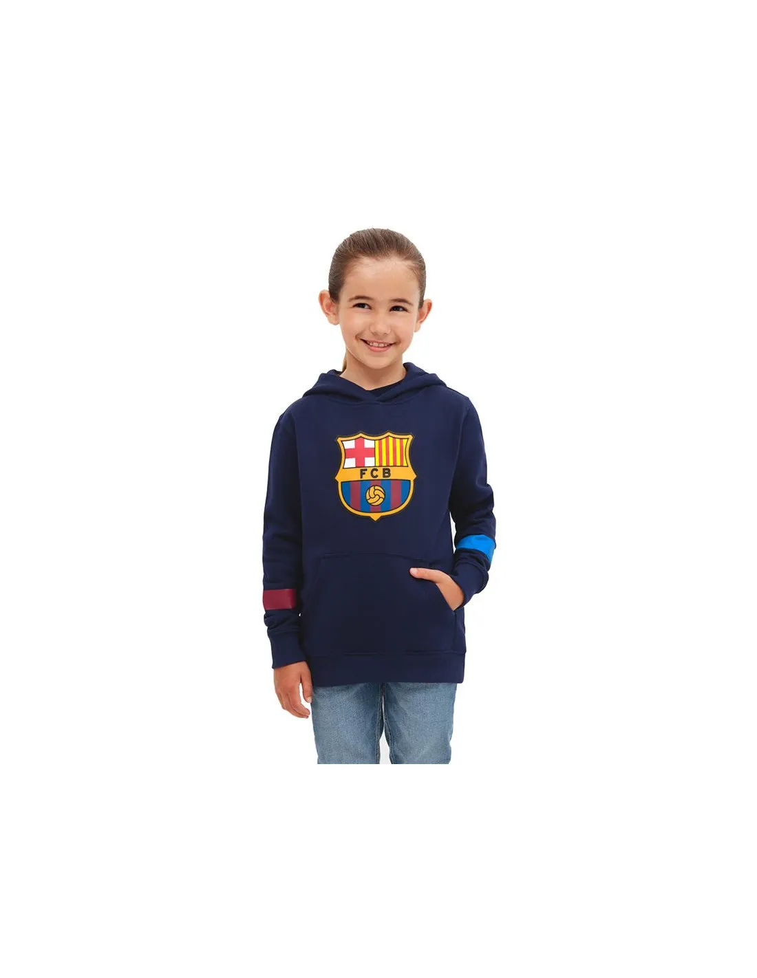 Sudadera F.C.Barcelona escudo Barça Junior