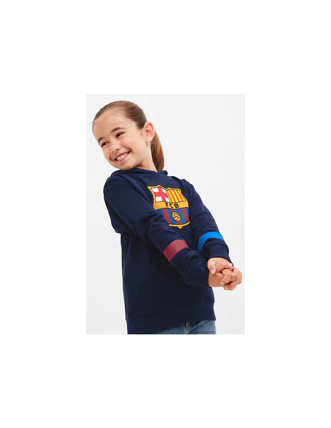 Sudadera F.C.Barcelona escudo Barça Junior