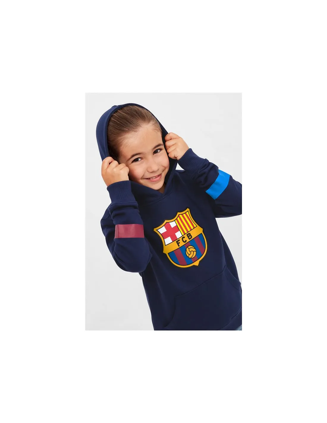 Sudadera F.C.Barcelona escudo Barça Junior
